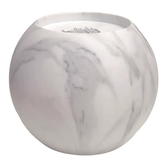 MARBLE PEDESTAL orb ball modern sphere CANDLE HOLDER Bath & Body Works - Picture 2 of 3